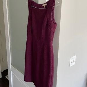 Cranberry color Banana republic dress sz 8